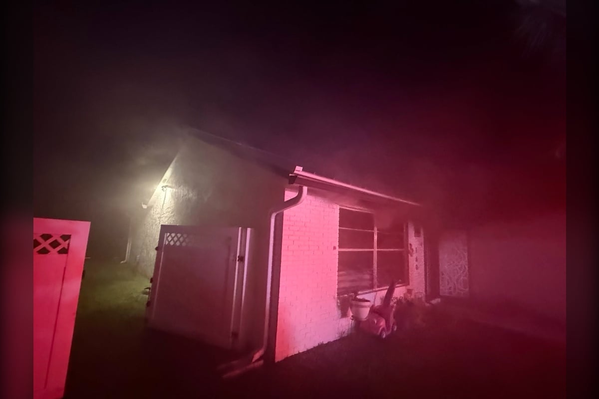 Jupiter Fire Rescue Responds to First House Fire on Banyan Circle