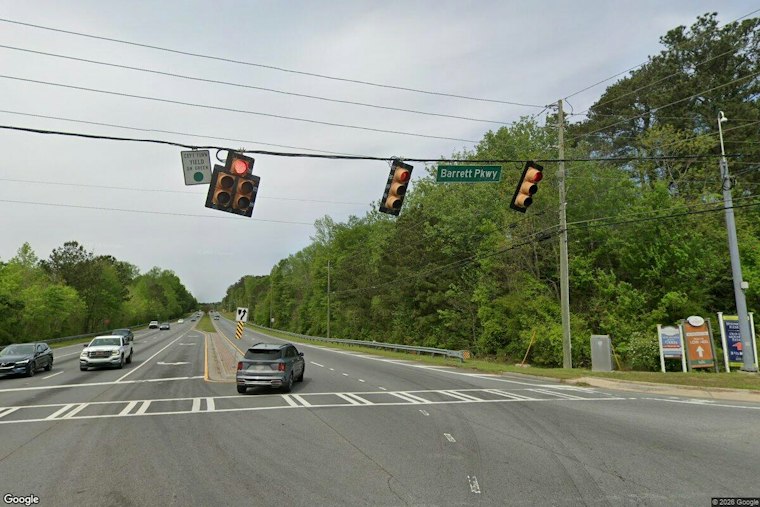 Juvenile Passenger Killed in Marietta Crash at Macland Road, Ernest Barrett Parkway