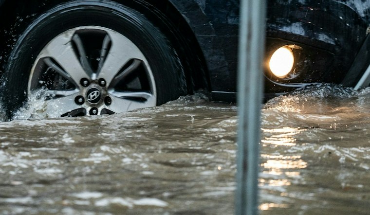 Kingfisher County Flooding Sweeps Truck Off Road as 10 Inches of Rain Falls