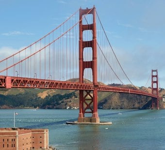 Kite Surfer Swept Under Golden Gate Bridge Rescued by SFFD Boat Crews