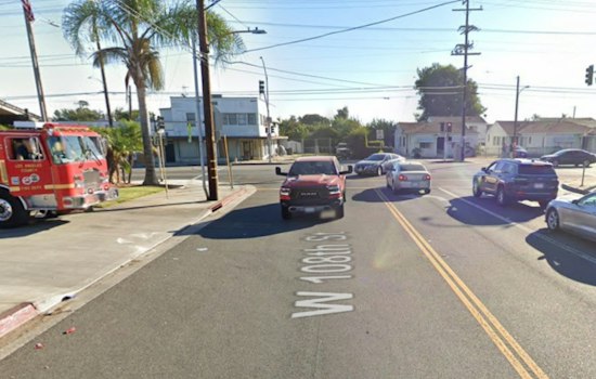 LAFD Rig Flips On 108th Street In South LA, Two Firefighters Hospitalized