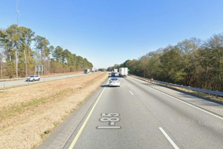 Lavonia Traffic Stop Turns Into I-85 Chase, Truck Flips After Trooper's P.I.T. Maneuver