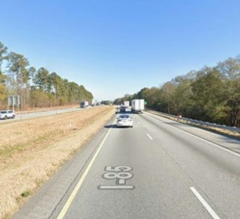 Lavonia Traffic Stop Turns Into I-85 Chase, Truck Flips After Trooper's P.I.T. Maneuver
