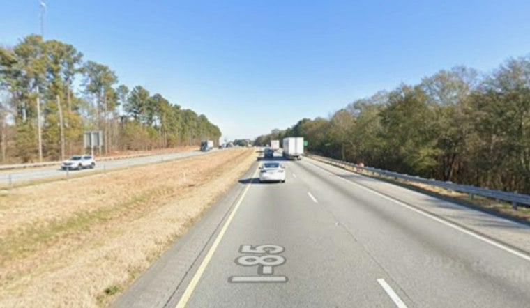 Lavonia Traffic Stop Turns Into I-85 Chase, Truck Flips After Trooper's P.I.T. Maneuver