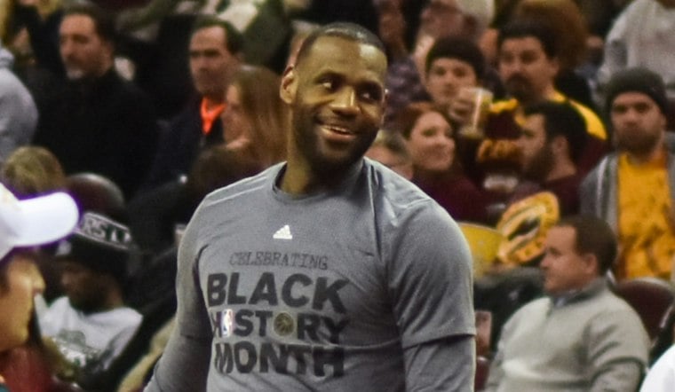 LeBron James Mural Towers Over Fishtown, Bumps Phillies Trio Off Garage Wall