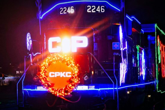 Lighted CPKC Holiday Train Rolls Through Metro Detroit on Nov. 22