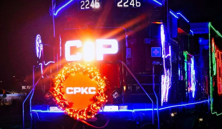 Lighted CPKC Holiday Train Rolls Through Metro Detroit on Nov. 22