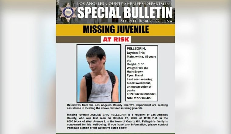 Local Alert for Boy Named Jayden