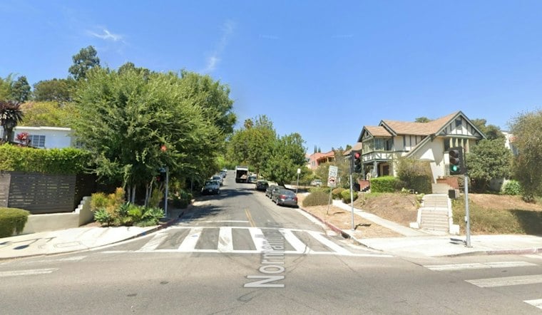Los Feliz Sinkhole Swallows Spectrum Van After 1938 Water Main Bursts