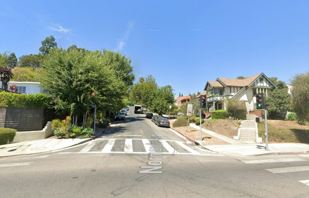 Los Feliz Sinkhole Swallows Spectrum Van After 1938 Water Main Bursts