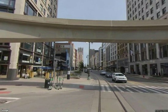 Man Stabbed Outside Buddy's Pizza Near Comerica Park, Suspect Arrested on Scene