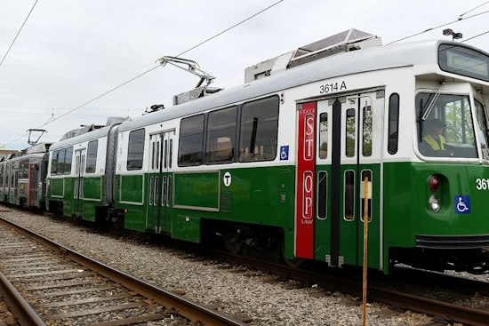 MBTA's Green Line Supercars Arrive in Newton, Riders Could Board in 2027