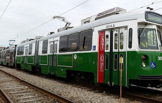 MBTA's Green Line Supercars Arrive in Newton, Riders Could Board in 2027