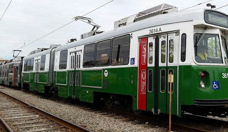MBTA's Green Line Supercars Arrive in Newton, Riders Could Board in 2027