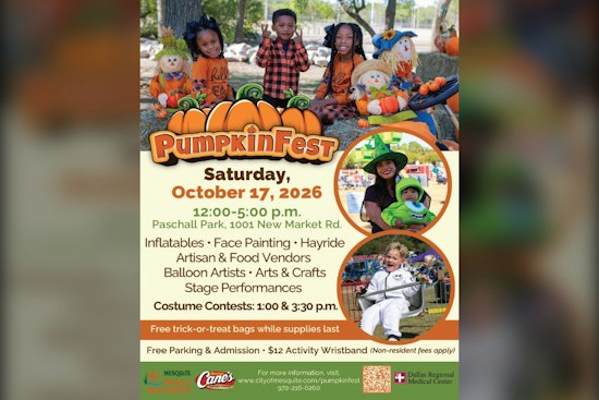 Mesquite's PumpkinFest Returns Saturday After Last Year's Rainout