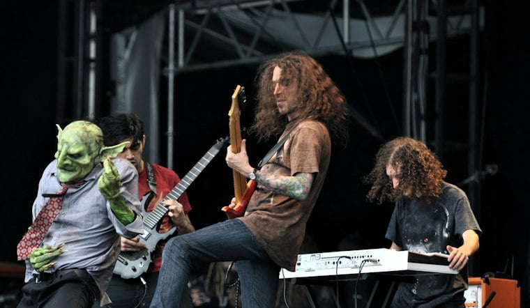 Metal Band's Goblin Mascot Brings Halloween Chaos to Omaha's Blackstone