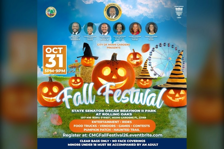 Miami Gardens Fall Festival Returns Oct. 31 With Haunted Trail, Pumpkin Patch