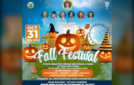 Miami Gardens Fall Festival Returns Oct. 31 With Haunted Trail, Pumpkin Patch