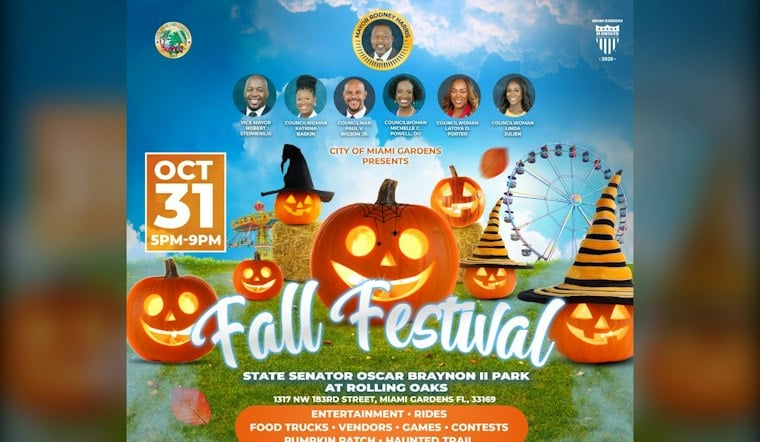 Miami Gardens Fall Festival Returns Oct. 31 With Haunted Trail, Pumpkin Patch
