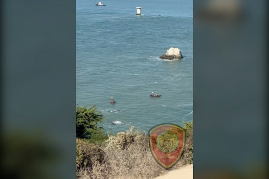 Mile Rock Beach Cliff Rescue Pulls Stranded Visitor to Safety, Another Refuses Help