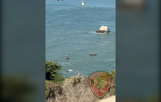 Mile Rock Beach Cliff Rescue Pulls Stranded Visitor to Safety, Another Refuses Help