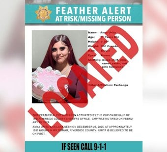 Missing Temecula Teen Anna Urita Found, Feather Alert Called Off