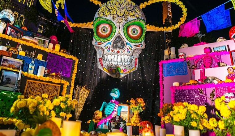 Mission Marquee Plaza Hosts Free Día de los Muertos Bash With Procession, Film