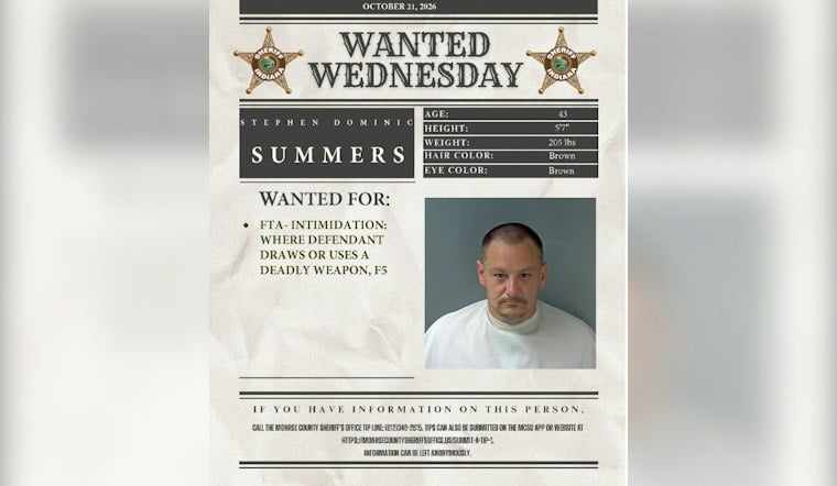 Monroe County Deputies Seek Stephen Summers