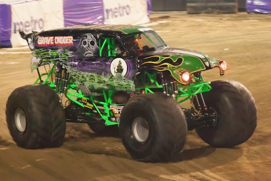Monster Jam Crashes Into AT&amp;T Stadium With Spider-Man Truck Back in Texas