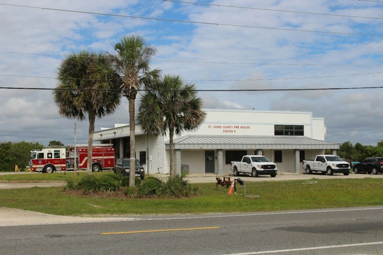 More Than Five Trucks Battle Huge Golf Cart Shop Fire Near St. Augustine