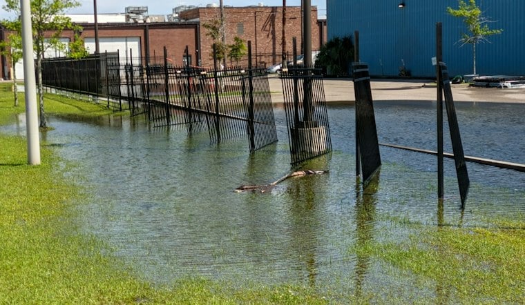 Moreno Tours Paris Flood Basin, Eyes Tech Fix for New Orleans Drainage