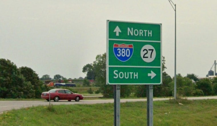 Motorcyclist Killed on I-380 Near Midway Overpass After Lane Change Goes Wrong