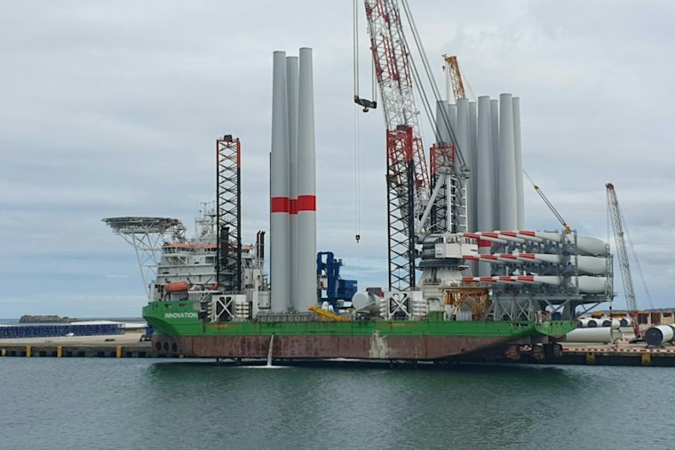 Mystery Vessel Off Nags Head Sparks UFO Talk — It's Actually a Wind Farm Ship