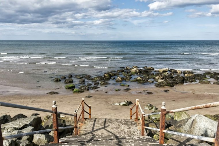 New Adjustable Beach Stairs Rise at Laketown Dune After 32-Year-Old Steps Failed