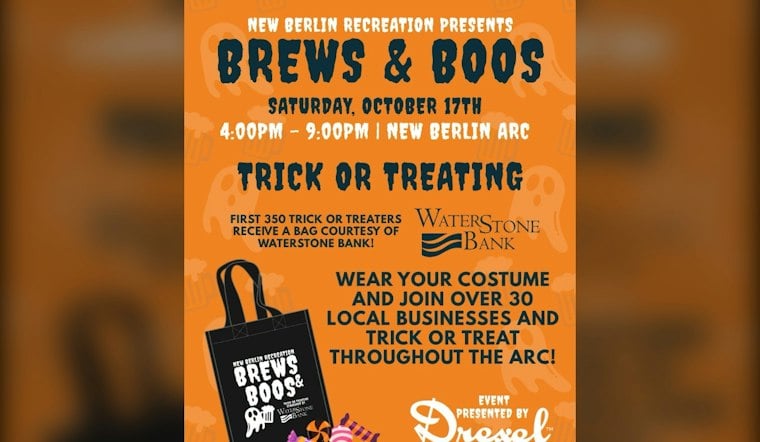 New Berlin's Brews & Boos Returns Saturday With Trick-or-Treating for 30-Plus Businesses