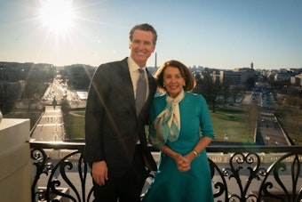 Newsom, Pelosi Rally San Francisco Crowd Against Prop 39 Voter ID Measure