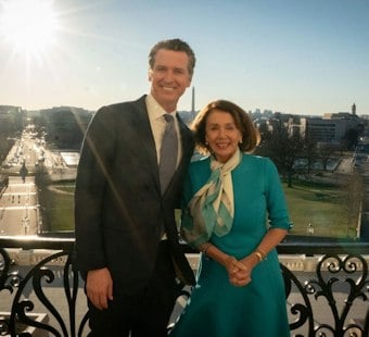 Newsom, Pelosi Rally San Francisco Crowd Against Prop 39 Voter ID Measure