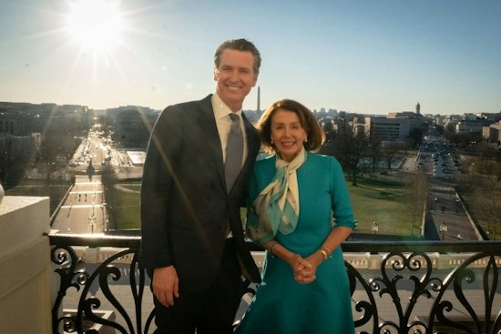 Newsom, Pelosi Rally San Francisco Crowd Against Prop 39 Voter ID Measure