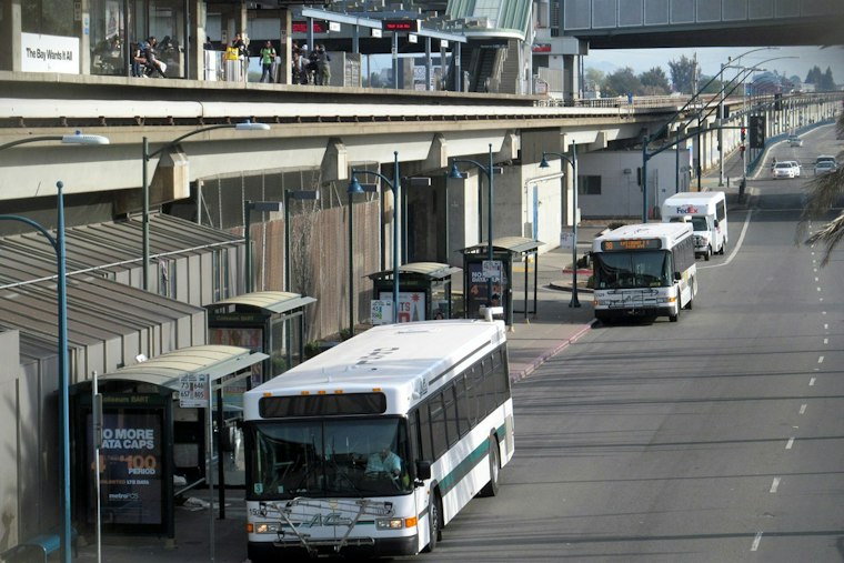 Oakland Moves to Tow RV Encampment Near Coliseum BART Under New Rules