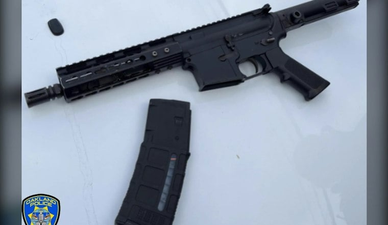 Oakland Suspect Ditches AR-Style Pistol Before Area 5 Officers Nab Him