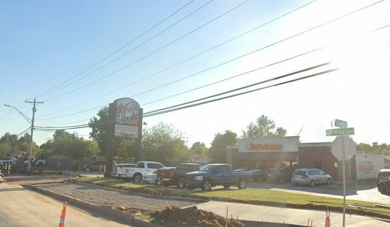 OKC Officer Hurt After Driver Slams Patrol Car, Crashes Into Little Caesar's