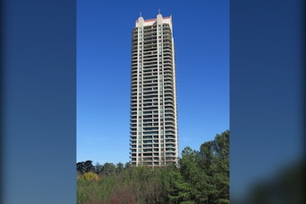 Old Fourth Ward's Modernist Landmark Hits Market as a Five-Story Blank Slate