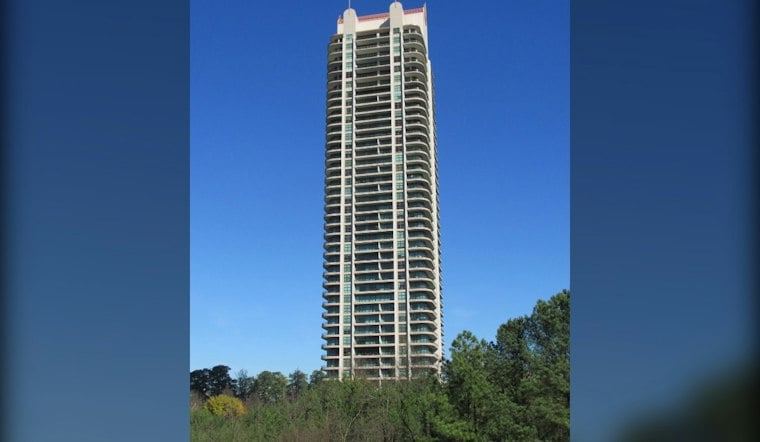 Old Fourth Ward's Modernist Landmark Hits Market as a Five-Story Blank Slate
