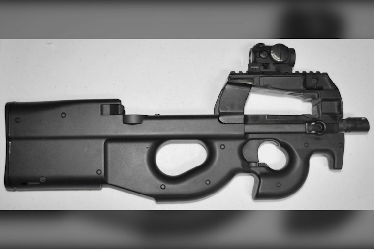 Orlando Traffic Stop Finds P90 Machine Gun Under Infant's Car Seat