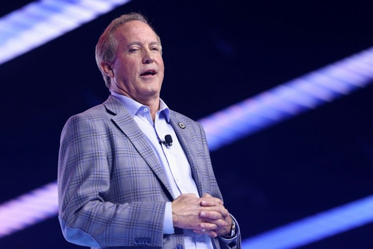 Paxton Hits San Antonio With Cost-Of-Living Pitch as Democrats Protest Outside