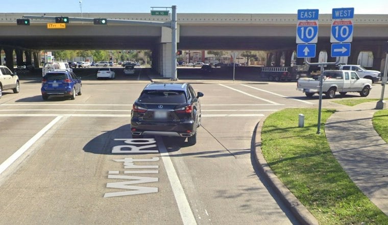 Pedestrian Found Dead on Katy Freeway Service Road Near Wirt Road