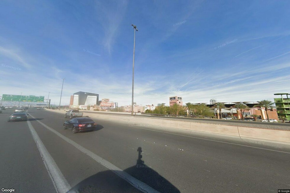 Pedestrian Killed by Semi on I-15 Near Downtown Las Vegas, Lanes Shut Down
