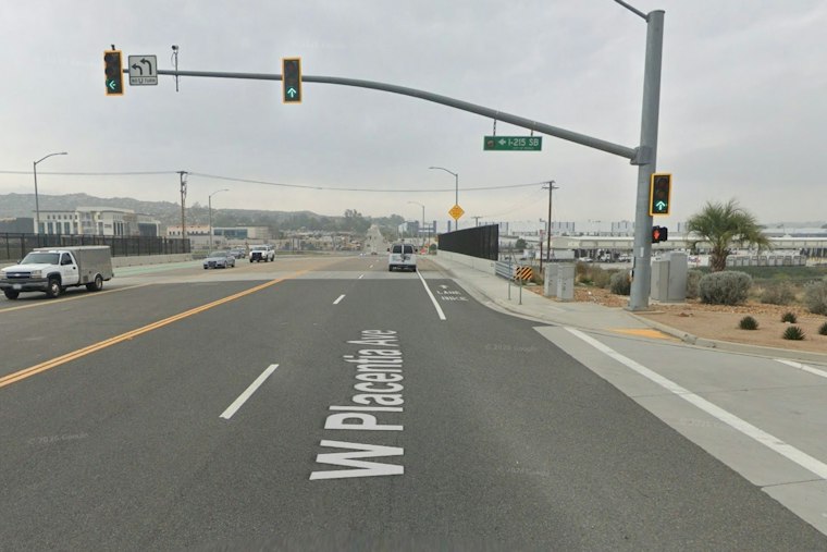 Pedestrian Killed on Southbound 215 at Placentia Ave, Freeway Closed