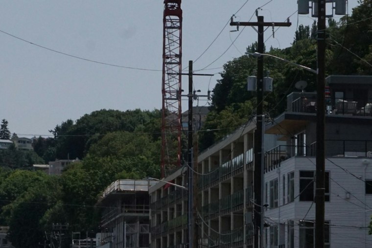 Person in Crisis Climbs 15-Story Crane Near Fremont, Crews Rush to Talk Them Down