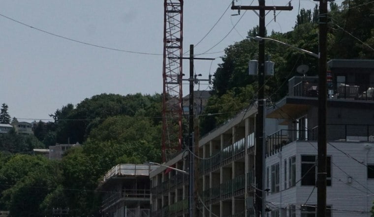 Person in Crisis Climbs 15-Story Crane Near Fremont, Crews Rush to Talk Them Down
